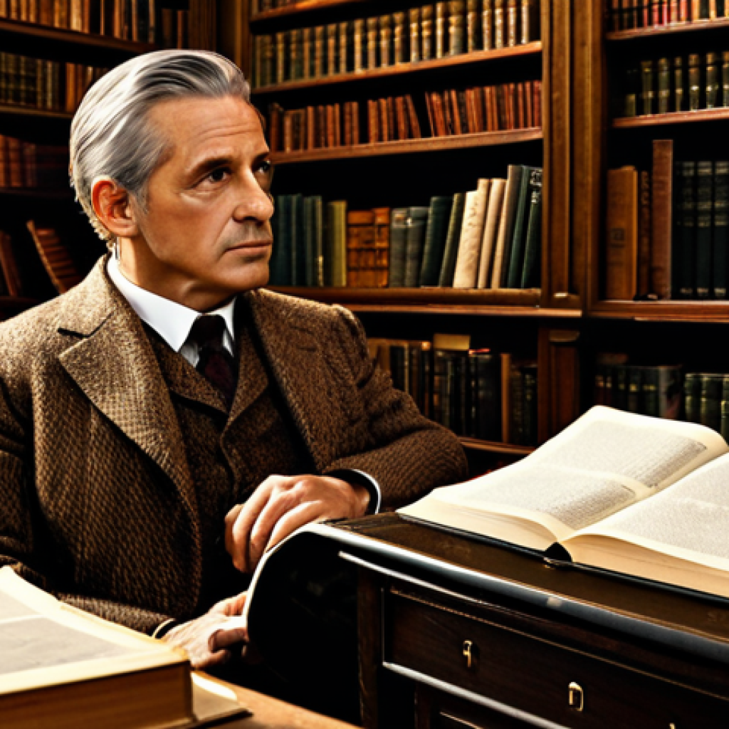 스토리텔러를 위한 스토리텔링 강의 추천 - The Master Storyteller's Study**
"A distinguished author in a cozy Parisian library, surrounded by ...