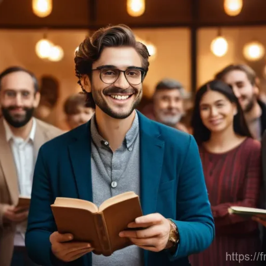 스토리텔러 자격증의 실질적 가치 분석 - **Prompt:** A vibrant and diverse group of adults, aged 25-50, gather in a modern, warmly lit commun...