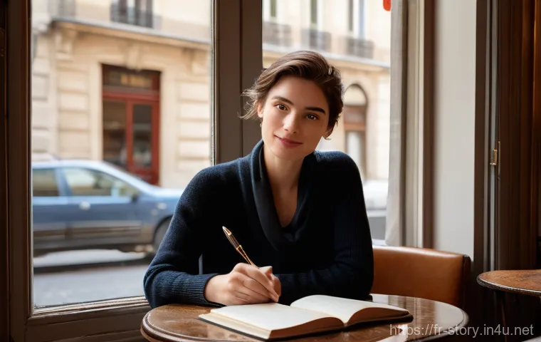 스토리텔러 직무의 전문성 높이는 법 - Image Prompt 1: "The Authentic French Storyteller"**