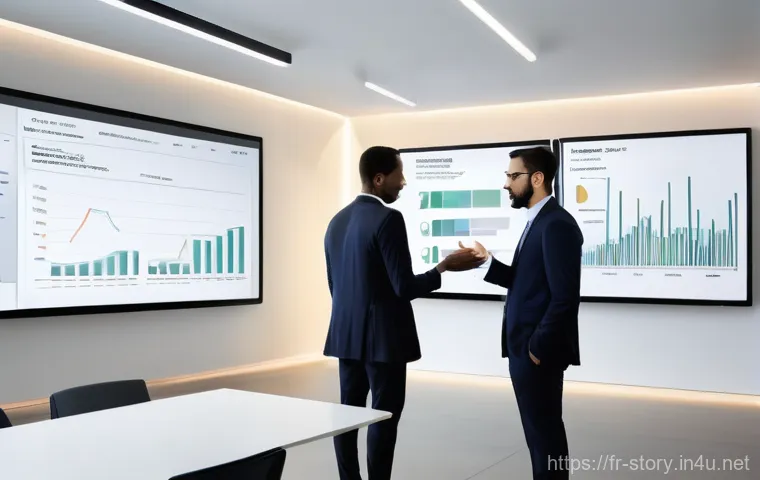 스토리텔러 자격증 취득 후 경력 변화 - **Prompt:** A confident and diverse French professional, smartly dressed in a contemporary business ...