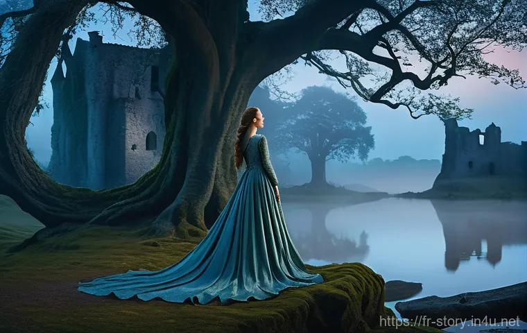 스토리텔러와 문화적 스토리텔링의 중요성 - **Prompt:** A cozy, warm scene inside an ancient, rustic Breton farmhouse. An elderly French grandmo...