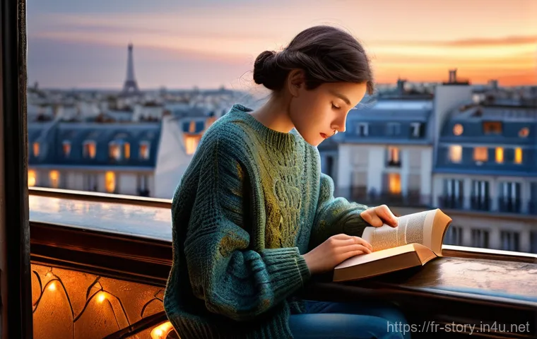 스토리텔러가 알아야 할 글쓰기 기술 - **Prompt:** A young adult, gender-neutral, with a captivating expression of wonder and curiosity, is...