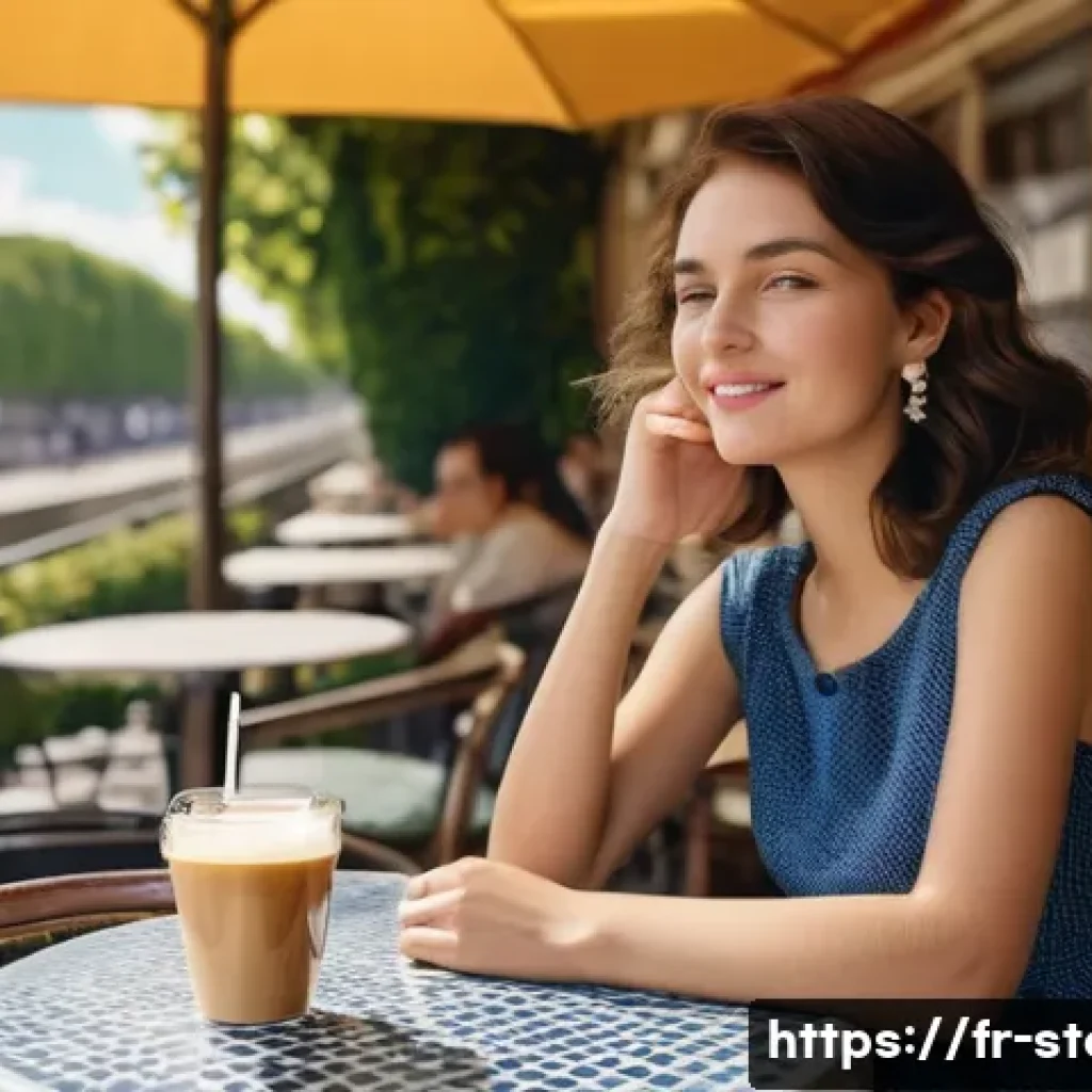 스토리텔러가 주목해야 할 최신 직무 기술 - **Prompt:** "A young woman in her early 20s, sitting at a Parisian café on a sunny afternoon. She's ...