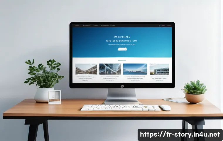 스토리텔러 관련 포트폴리오 작성 팁 - A modern, minimalist portfolio website interface displayed on a high-resolution desktop screen, feat...