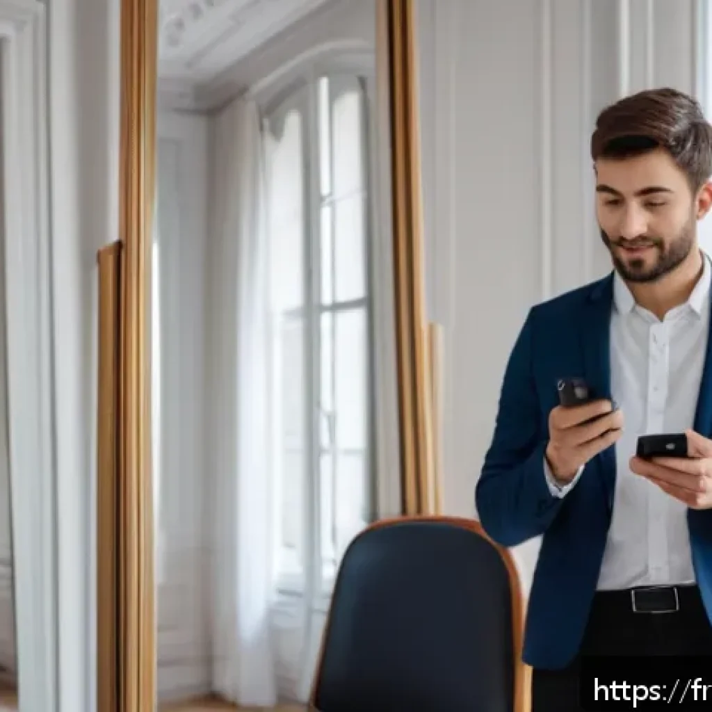 스토리텔러 자격증의 취득 과정에서 주의해야 할 점과 사례 분석 - A confident young French speaker practicing public speaking in a modern Parisian apartment, wearing ...